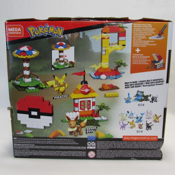 Mega Construx Pokemon Building Box Pikachu and Eevee MISSING PIECES - Picture 2 of 4